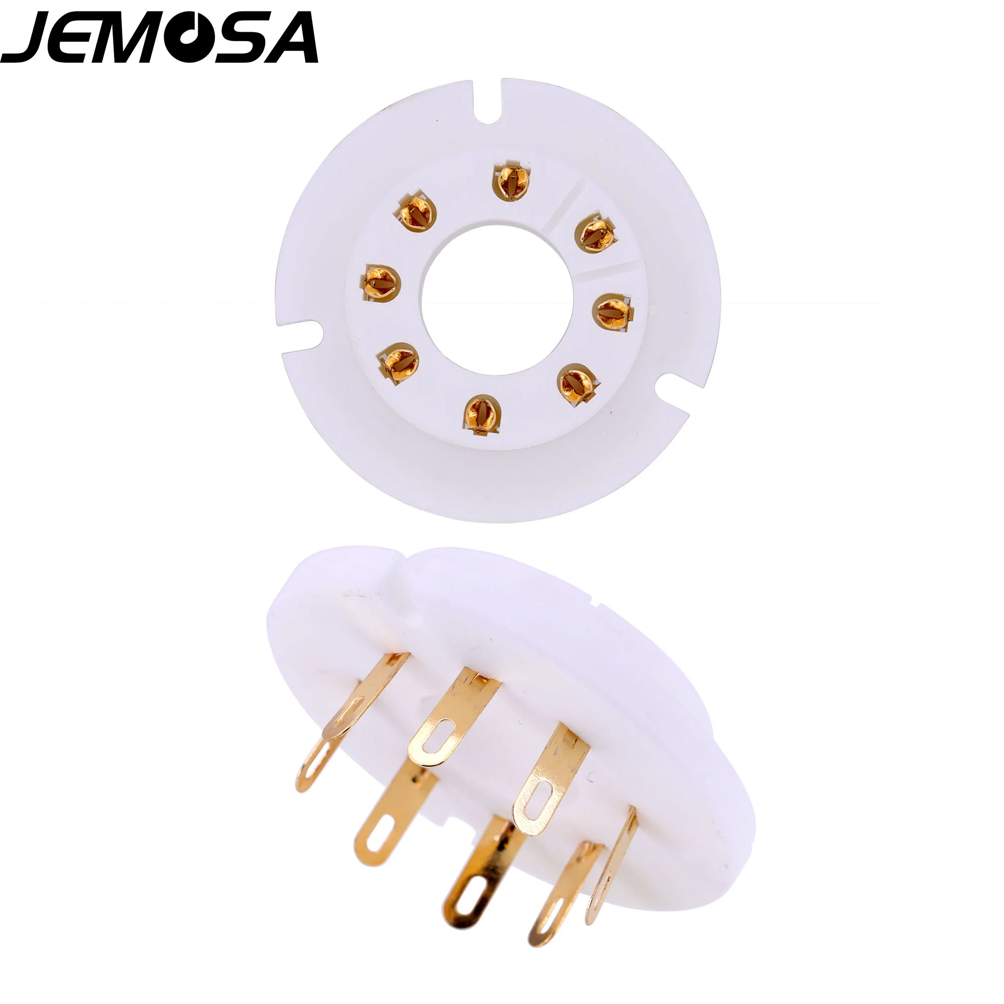 Керамическая трубчатая розетка, 8 контактов, Электронная трубка, сиденье FU50R для FU50 FU-50 5Z8P 5Z9P, вакуумный трубчатый усилитель звука, винтажный HIFI, сделай сам