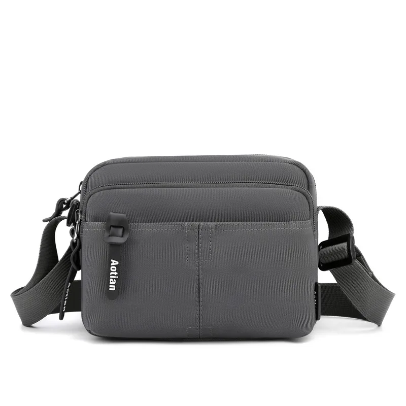 Bolso cruzado de buena calidad para hombre, bandolera con bolsillos, capas ligeras, estilo minimalista, a la moda, multifunción, 2023