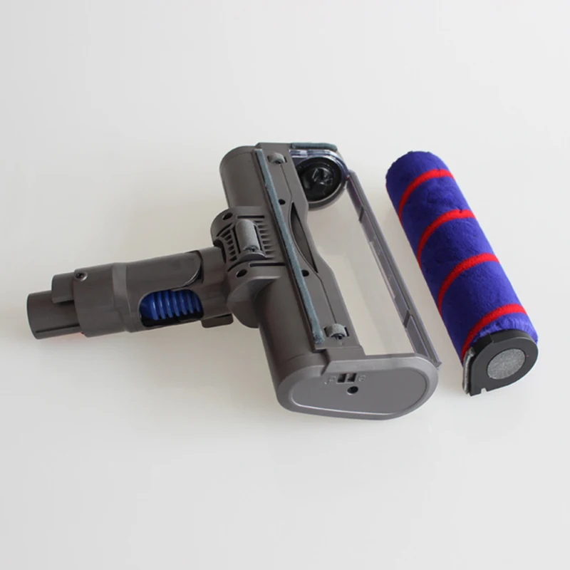 قطع غيار للمكانس الكهربائية dyons V7/V8/V10/V11 ، رأس محرك أرضي صلب ، فرشاة أسطوانية ناعمة ، سريعة التحرير