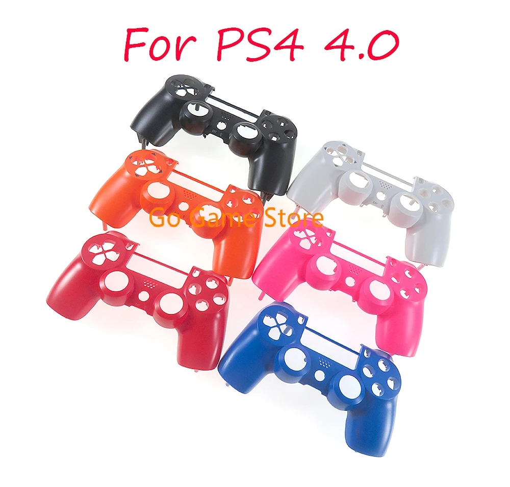 10pcs For PS4 JDS-040 top case shell Front cover Faceplate replace with soft touch finish for ps4