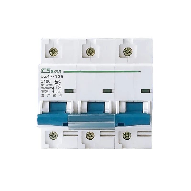 

DC 12-100V 63A 80A 100A 125A Mini Circuit Breaker 1p 2p 3p 4p Power Switch MCB Air Switch