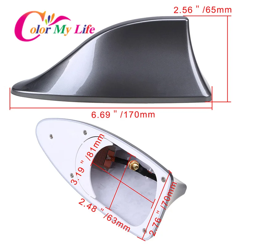 Car Antena for Skoda Rapid Octavia 2 A5 A7 Fabia Superb Auto Aerial with Radio Shark Antennas Car Shark Fin Antenna Car-styling