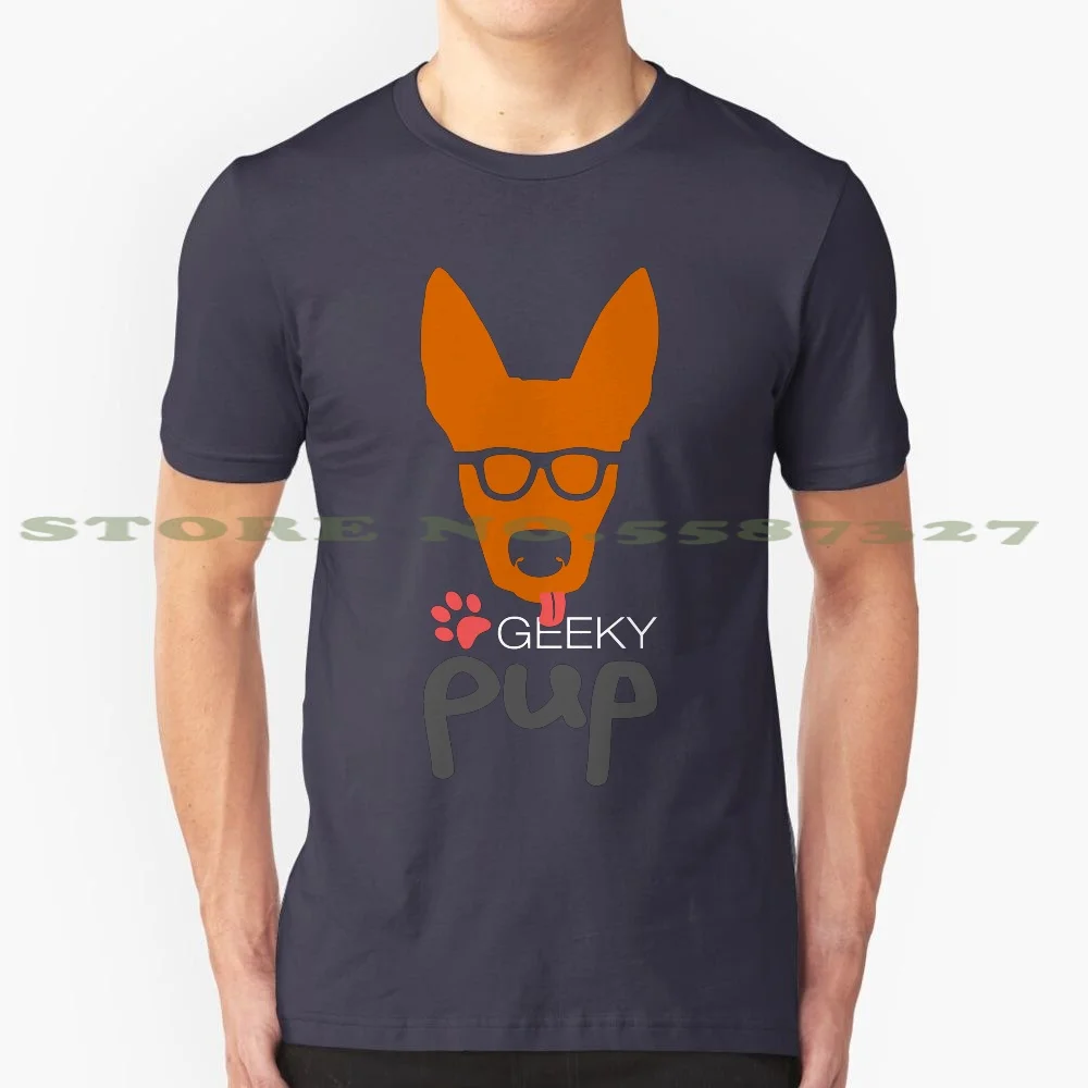 Geeky Pup 100% Cotton T-Shirt Gay Pup Geek Geeky Pup Play