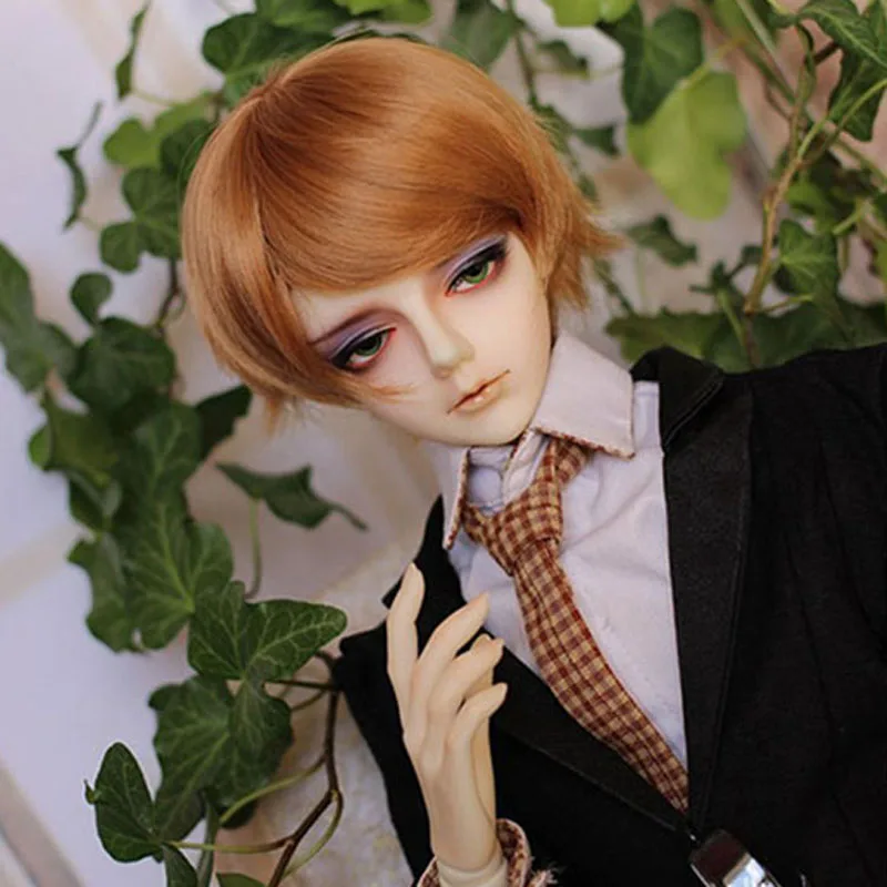 

1/3 1/4 1/6 1/8 Bjd SD Short Cool Wig Hair High Temperature Wire BJD Wig For BJD Doll Wig