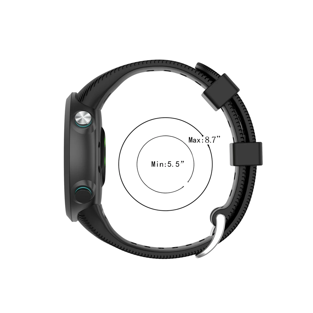 25มม.สายนาฬิกาข้อมือสำหรับGarmin Swim 2สระว่ายน้ำSWOLF GPSสมาร์ทนาฬิกาอุปกรณ์เสริม