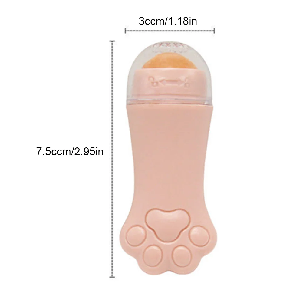 Strumenti per la cura della pelle artiglio di gatto pietra vulcanica rullo assorbente dell'olio viso t-zone rimozione dell'olio palla rimozione di punti neri Acne rimuovi trucco