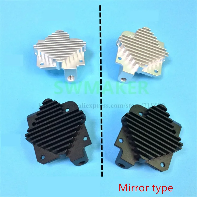 Lustro typu Titan Aero Upgrade radiator radiatora do wytłaczarki Titan Reprap Prusa I3 MK2 3D części zamienne do drukarek