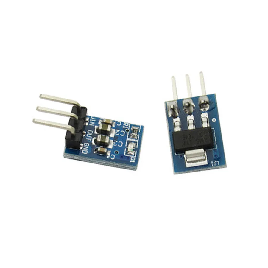 5pcs 50pcs 5V To 3.3V DC-DC Step-Down Power Supply Module AMS1117 800MA Voltage Regulators DC DC Step Down Buck Converter Board