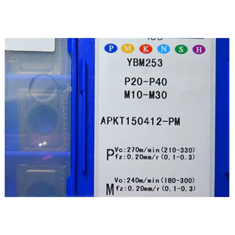 APKT YBM251 YBM253 APKT11 YBM351 APKT160408 Tối APKT150412R Carbide Miếng Lót Cho Phay CNC Công Cụ Lưỡi Dao Hiệu Quả Và Bền