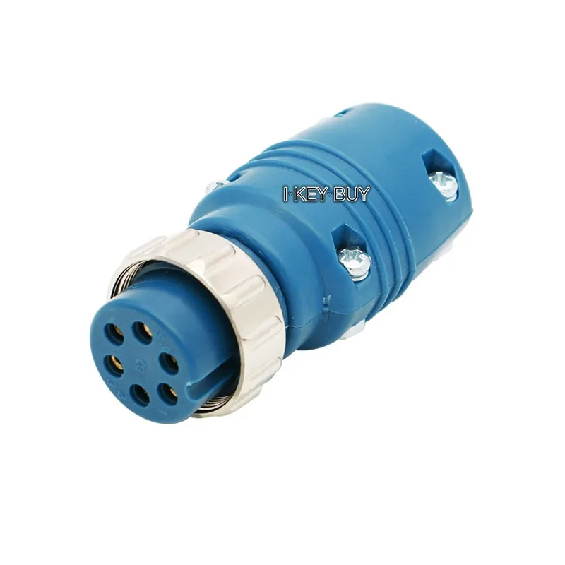 Six Core Aviation Plug Socket Carbon Dioxide Gas Shielded Welding Machine Control Line Cable Wire Feeder 6 Core Connector