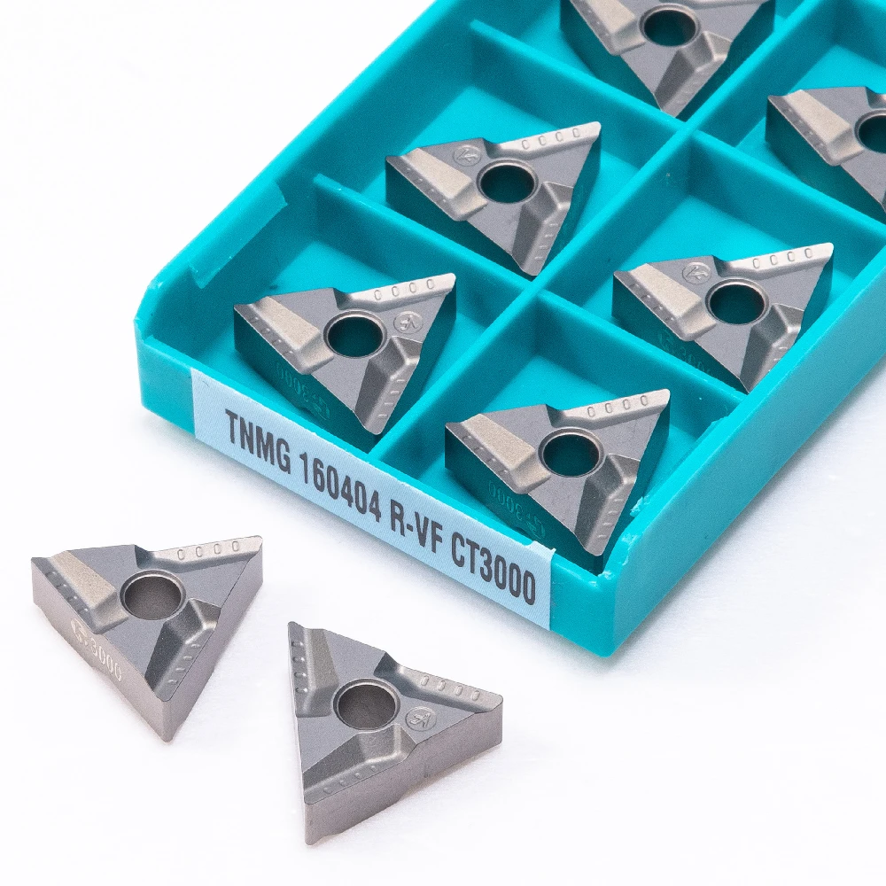 10 PCS TNMG160404 R-VF CT3000 High Quality CNC Tool Carbide Insert For Steel TNMG 160404 R Tungsten Carb