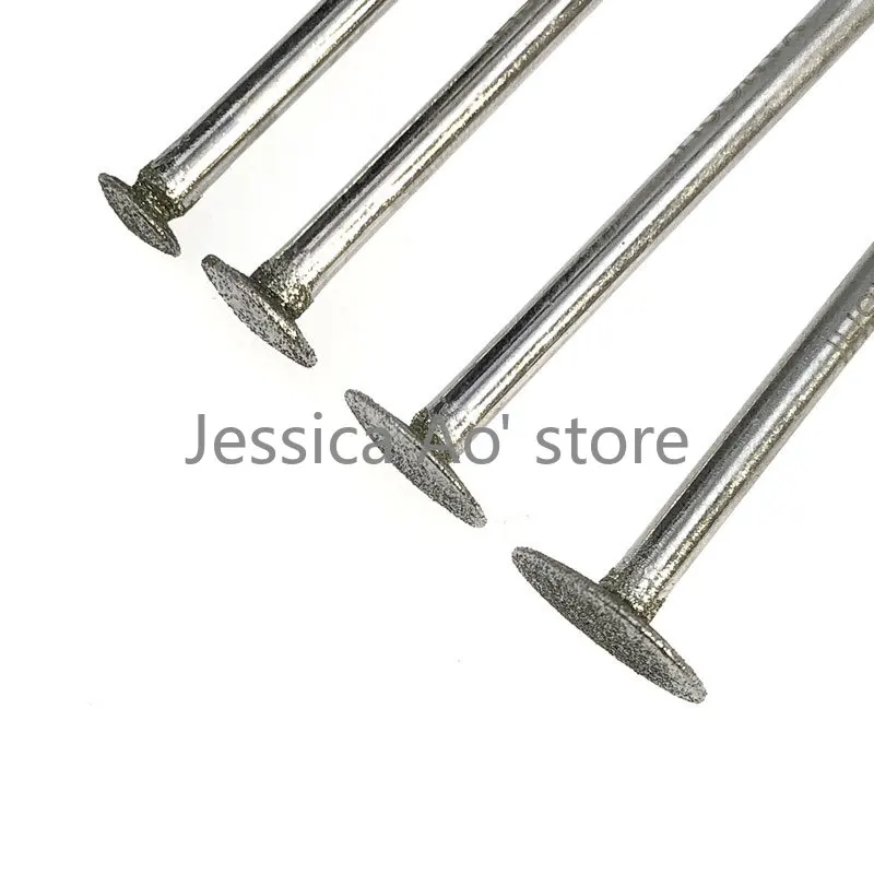 10 pz 6-12mm CBN utensili abrasivi rotondi sottili taglierine a disco convesso mola ceramica pietra giada intaglio stampo strumenti di lucidatura