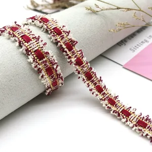 1 cm 10 Yards Tweed Tape mit zerkleinerter Seite zu gierig, Hut, Stifte. Nähzubehör -Klebeband für Kleidung 12 Hauptverkauf Tweed Tape - №11