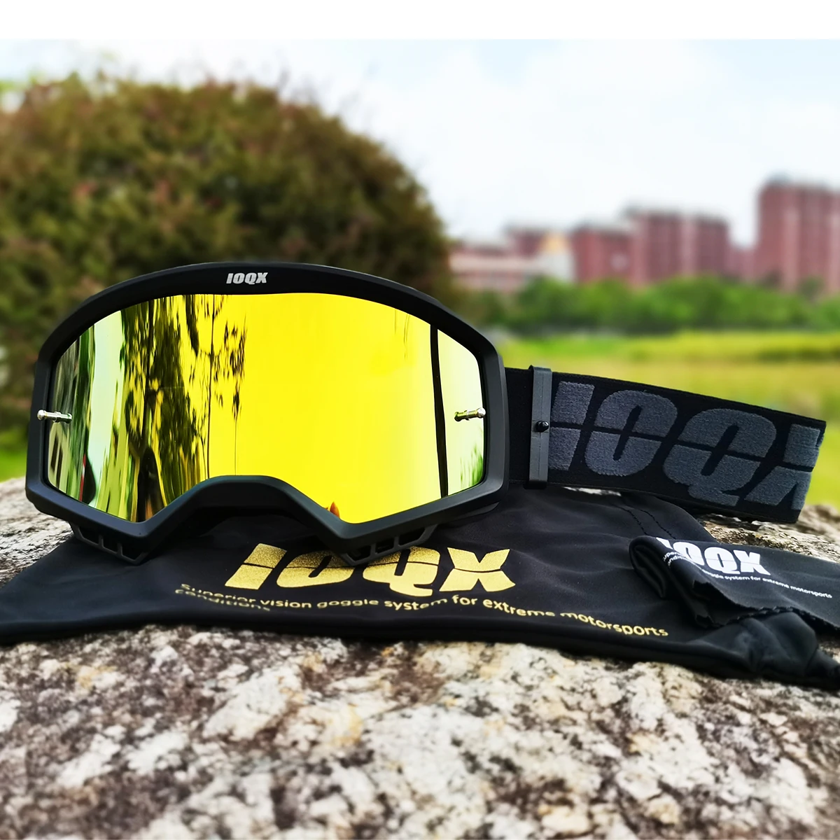 IOQX Offroad-Brille, Motocross-Brille, Motorrad-Sonnenbrille, Mann, MTB, ATV, Maske, winddichter Schutz, Skifahren, Radfahren, Rennbrille