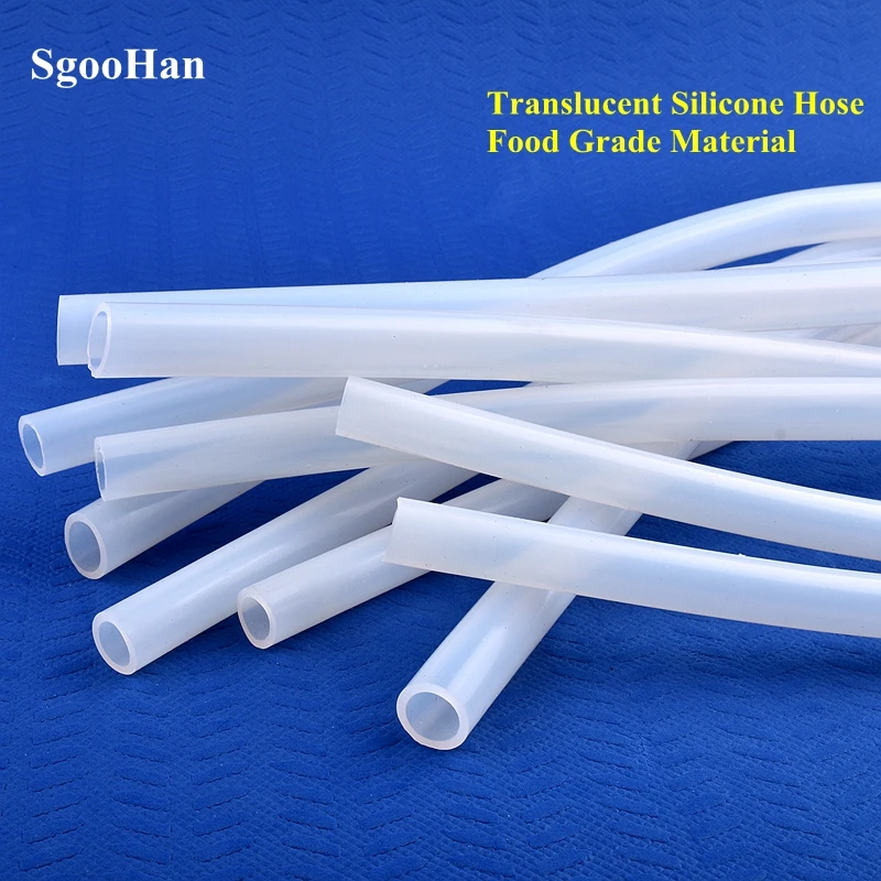 1M Big Size ID.12~38mm Food Grade Silicone Hose Clear Transparent Rubber Tube Aquarium Tank Garden Irrigation Soft Flexible Pipe