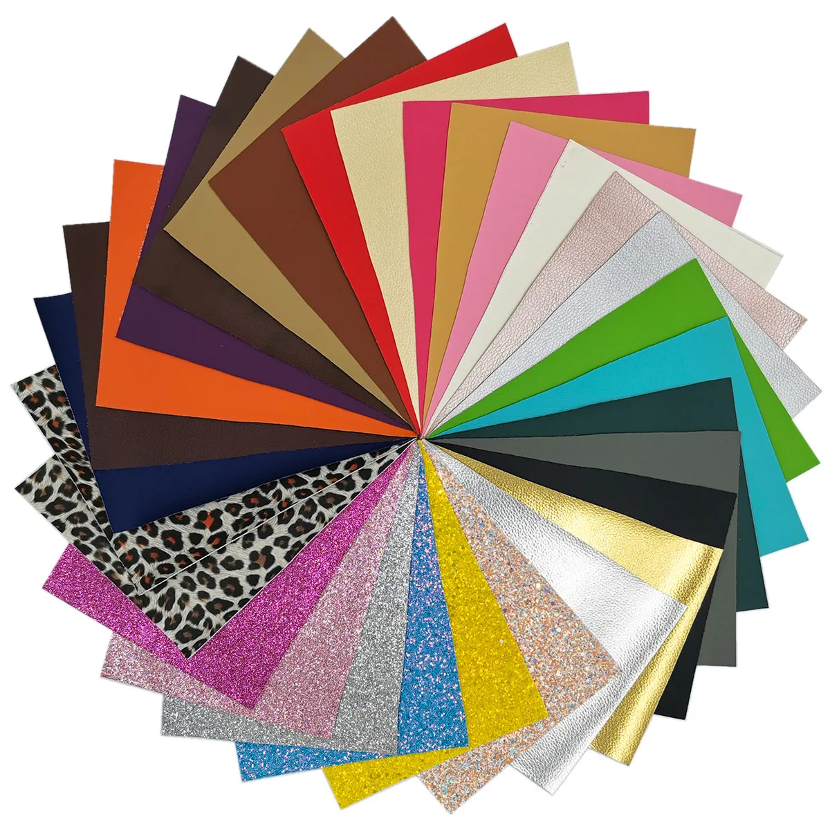 A4/20*120CM Litchi Print Leather Fabric For Earring Sewing Bag Clothing DIY Bow Material Waterproof Synthetic Sheet Roll