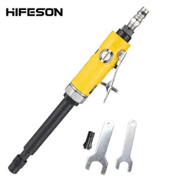 HIFESON 25000RPM Extended Pneumatic Air Pen Air Die Grinder Grinding Mill Engraving Tool Pneumatic Carving Machine