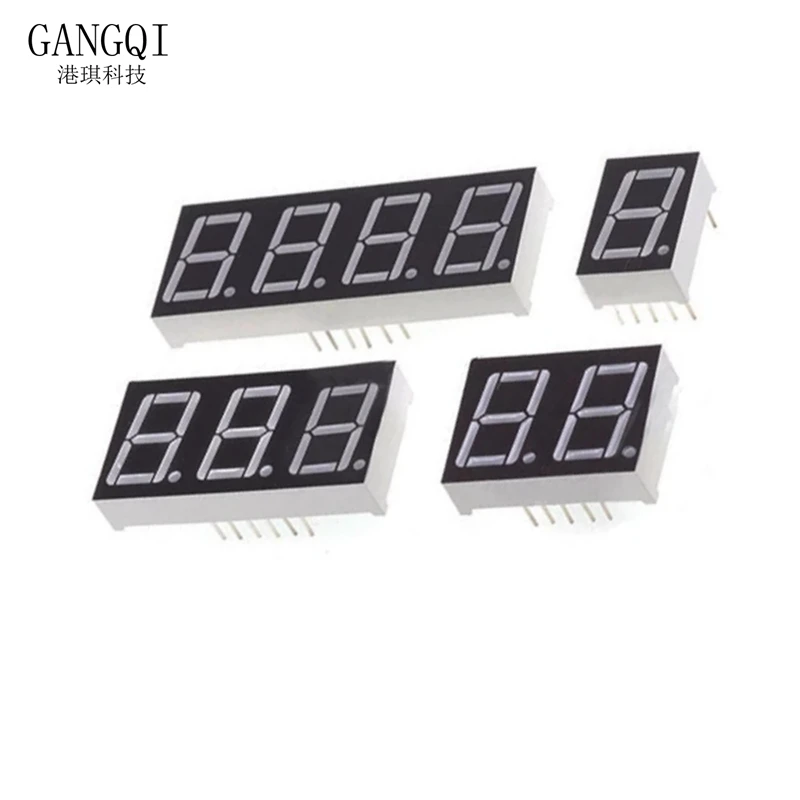 5PCS 0.56inch LED display 7 Segment 1 Bit/2 Bit/3 Bit/4 Bit Digit Tube Red Common Cathode / Anode Digital 0.56 inch led 7segment