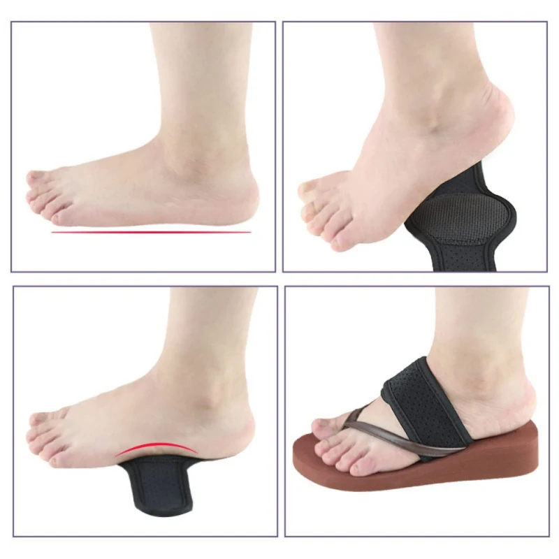 New Foot Arch Support Brace Feet Heel Pain Relief Plantar Fasciitis Run-up Pad Feet Sole Care Cushioned Shoes Insert