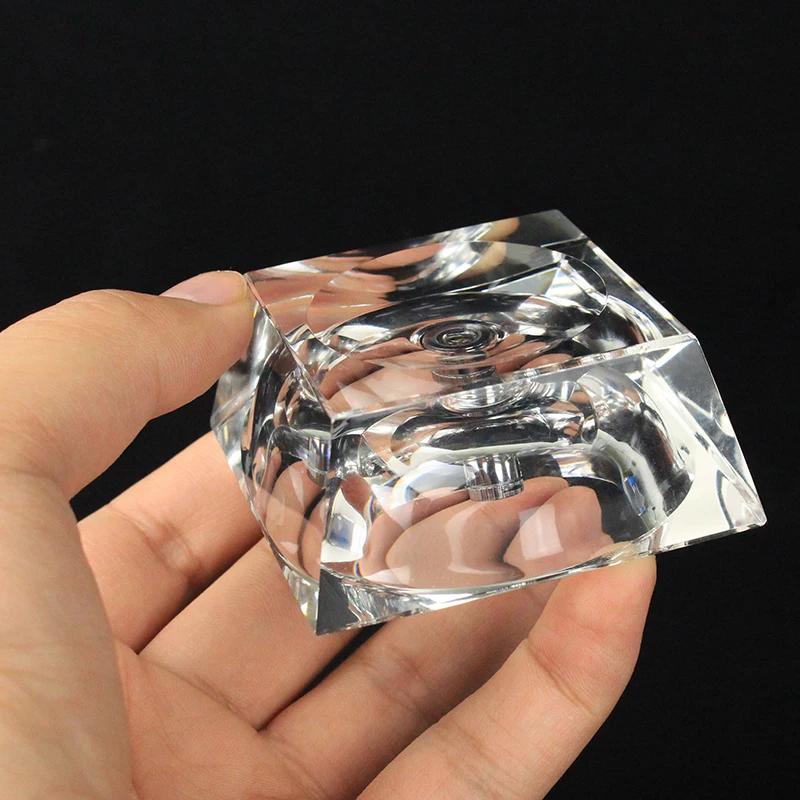 Mulity Color changing Luminous Square Shape Crystal Clear Led Light Lighting Accessories Decorative Lamp Base For Crystal Ball