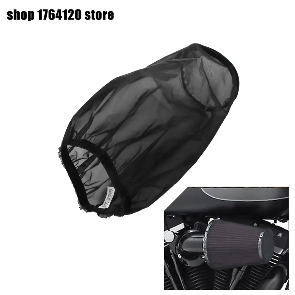 Calcetín de lluvia impermeable para motocicleta, protector de lluvia con filtro de aire a prueba de polvo, para Harley Sportster 48 883 Touring