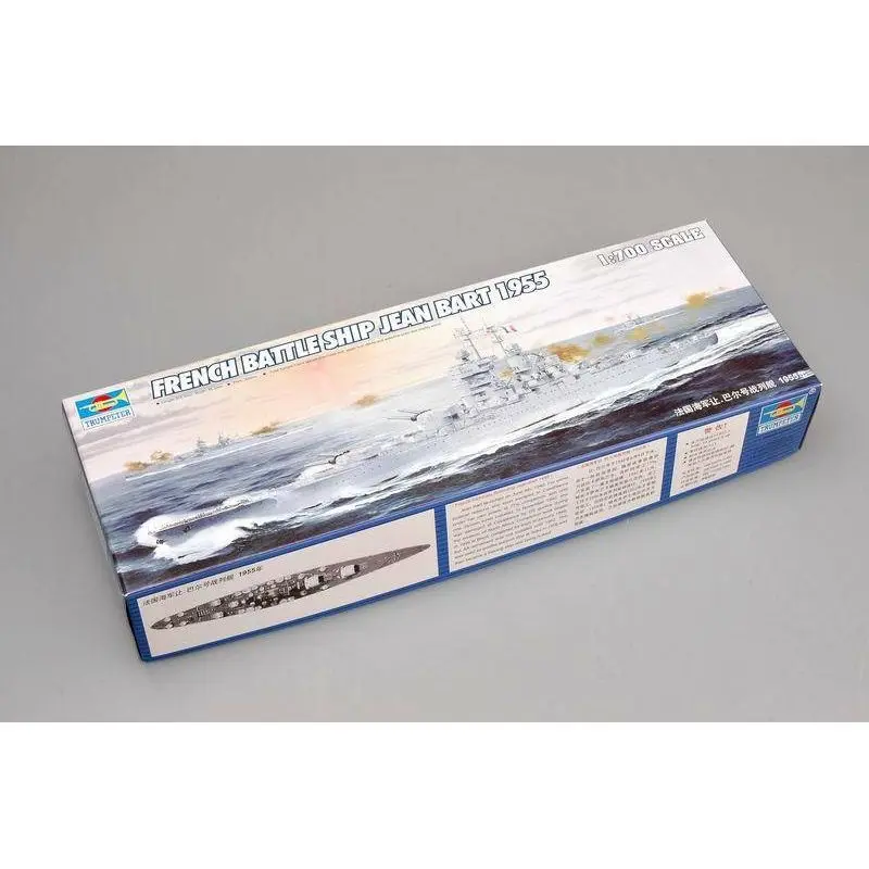 

Trumpeter 05752 1/700 French Battleship Jean Bart 1955 - Scale Model Kit