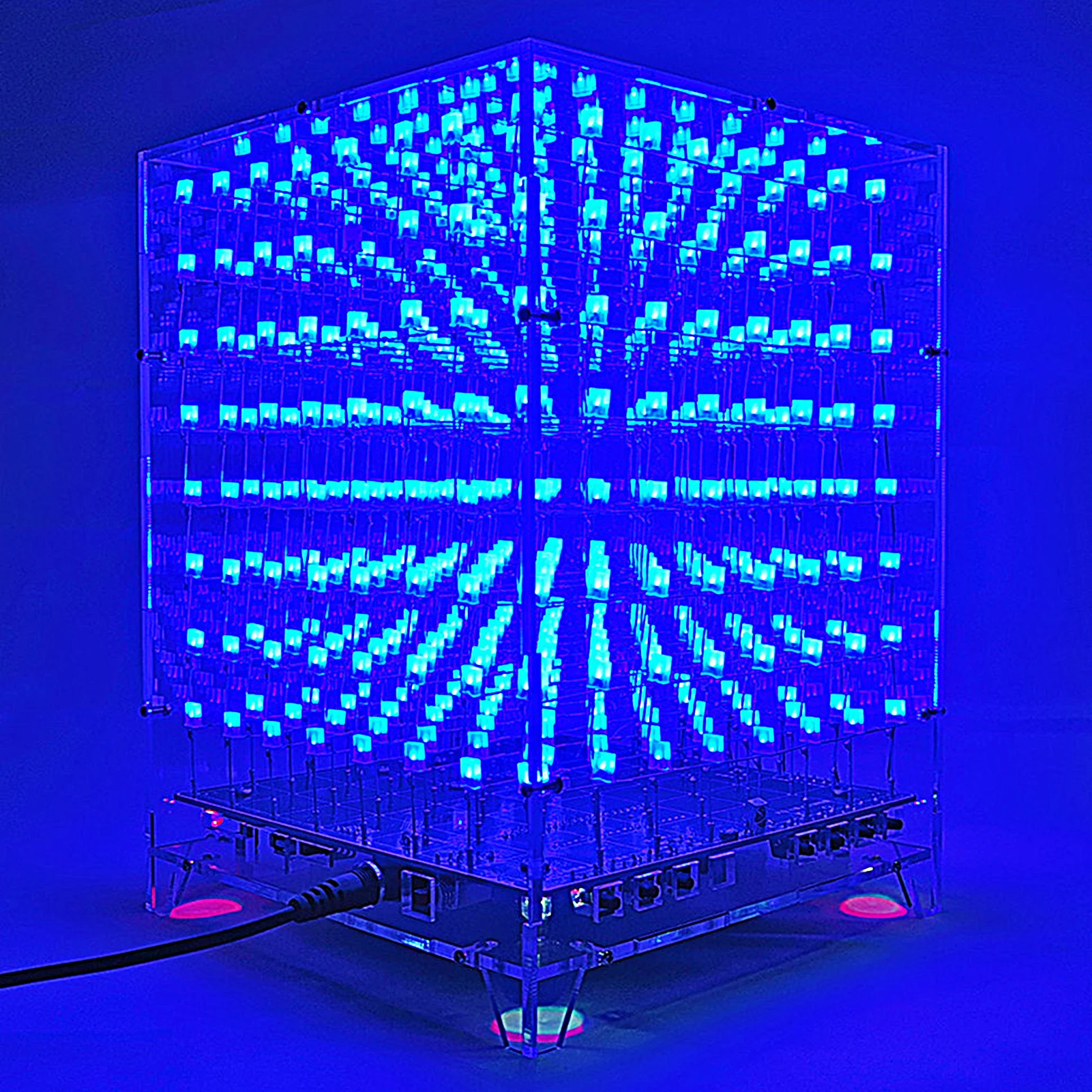 Vendite calde!!! Nuovo arrivo apparecchiature elettroniche 8 strati Dynamic 3D 8x8x8 Kit cubo di luce a LED fai da te per l\'apprendimento pratico