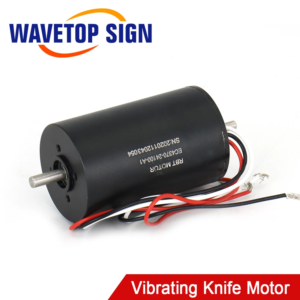 

WaveTopSign Vibrating Knife DC Brushless Motor EC4230 120W 250W 16000rpm 24V Shaft Dia.5mm High Speed for Vibrating Knife