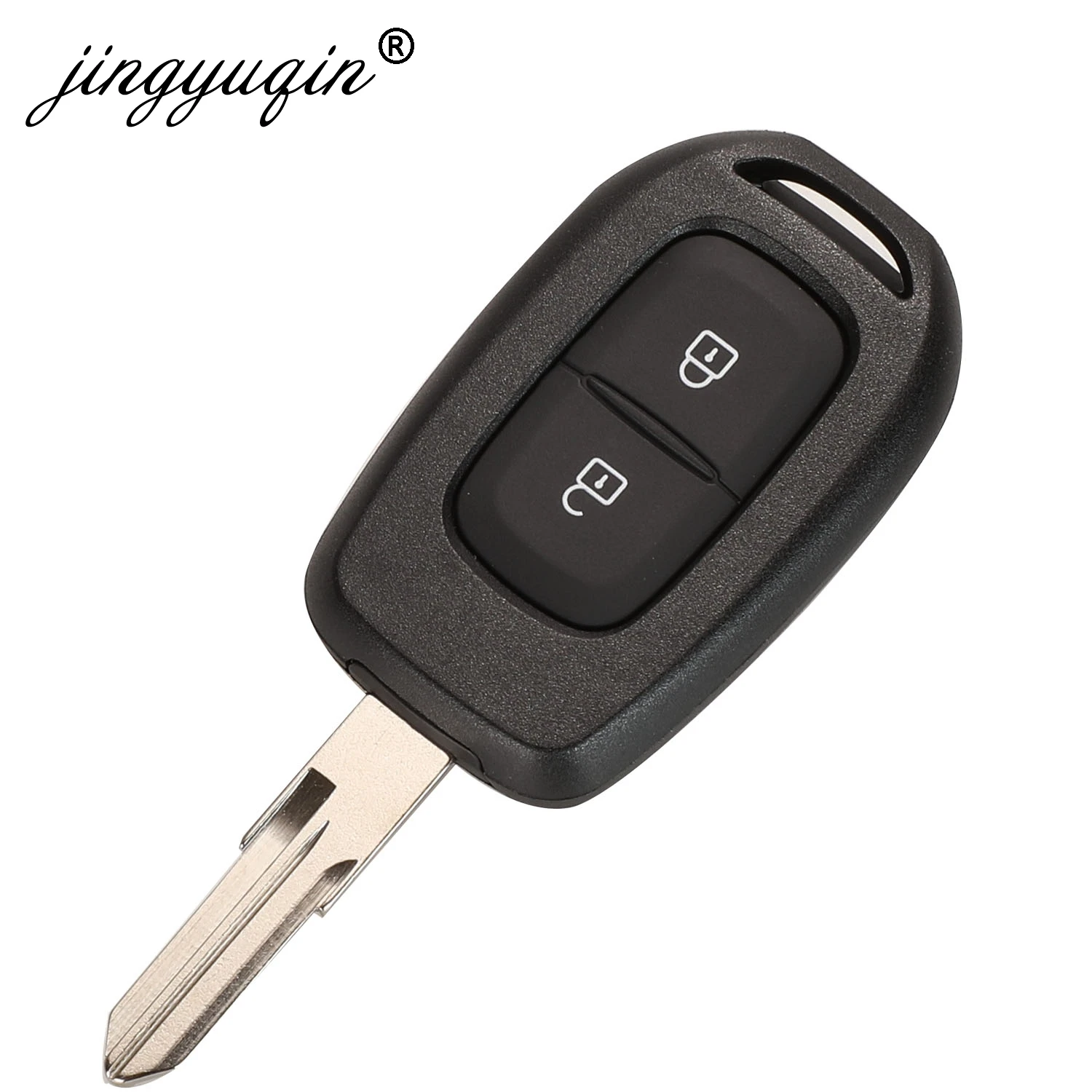 Jingyuqin 2Buttons obudowa pilota z kluczykiem samochodowym Fob dla Renault dla Renault Sandero Symbol Trafic Dacia Logan etui na klucze wymiana