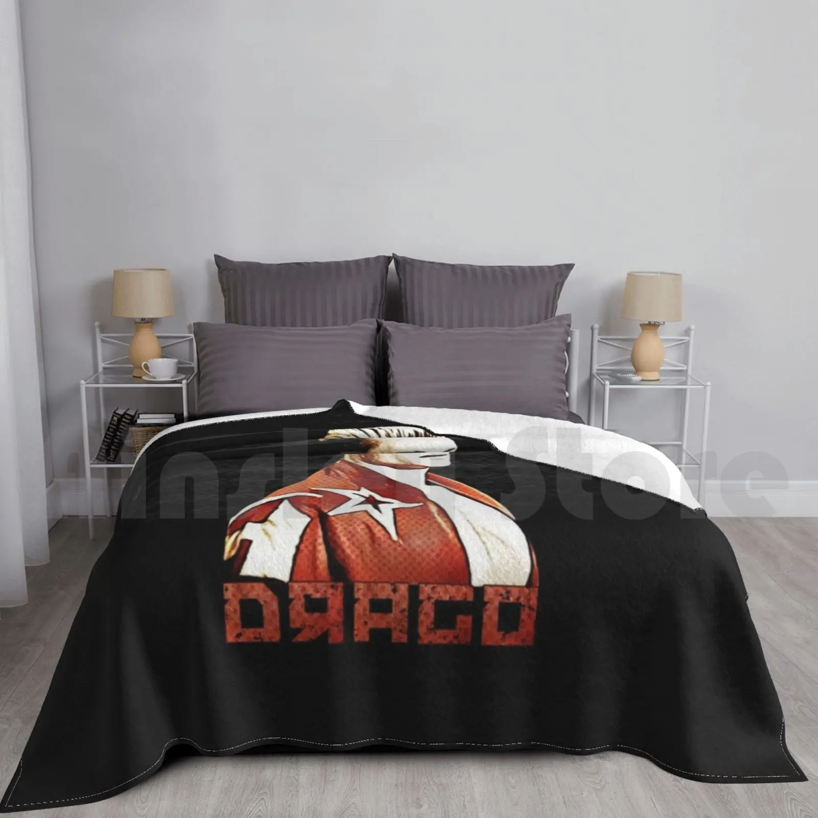 Ivan Drago-Blanket Fashion Custom Ivan Drago 4 Boxing Sports 80s Classic Movie Dolph Lundgren Sylvester