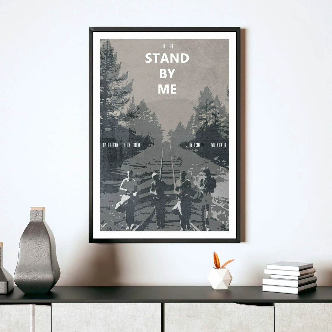 ستاند باي مي ملصق الفيلم ديكور المنزل طلاء جدران (بدون إطار)