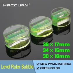 HACCURY multi-spec acrylic disc Round Circular level bubble spirit level Ruler accessories green water blisters