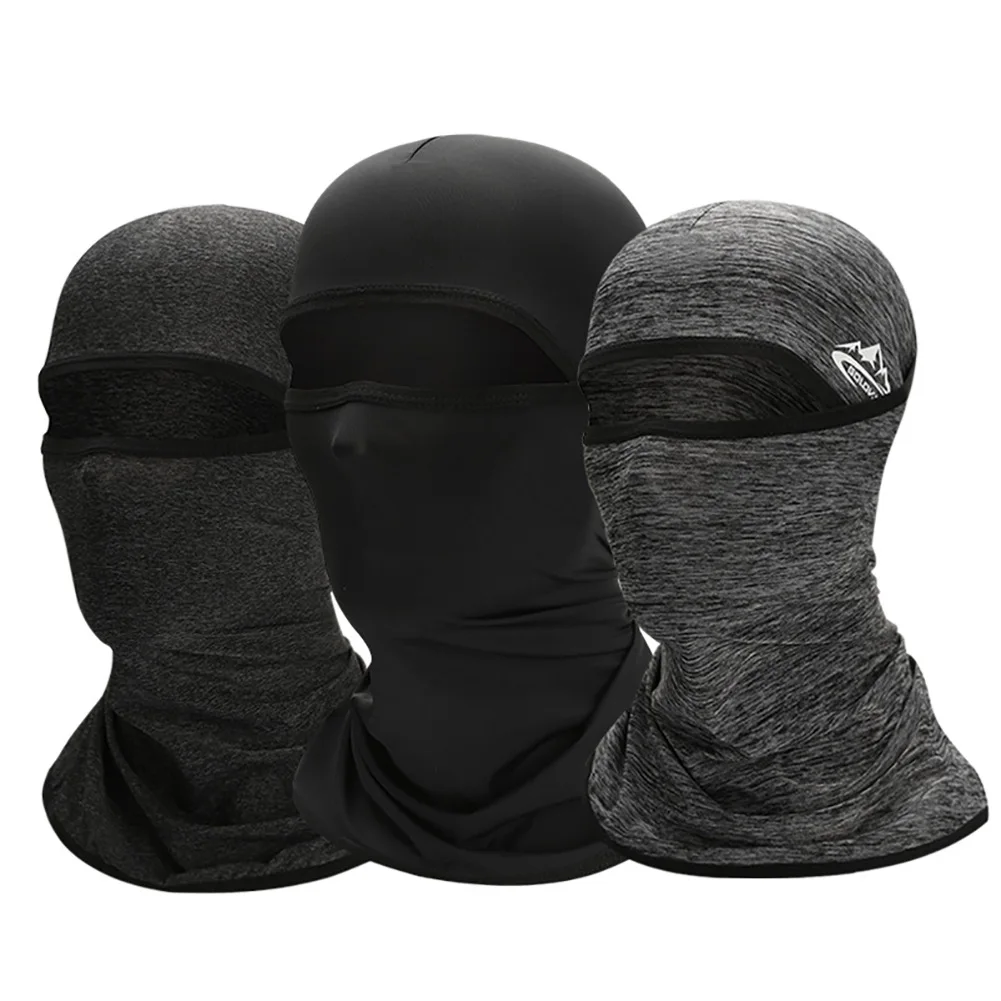 Summer Face Mask Cycling Fishing Training Face Scarf Balaclava Windproof Soft Sport Mask Motorcycle Ice Silk Sunscreen Headgears