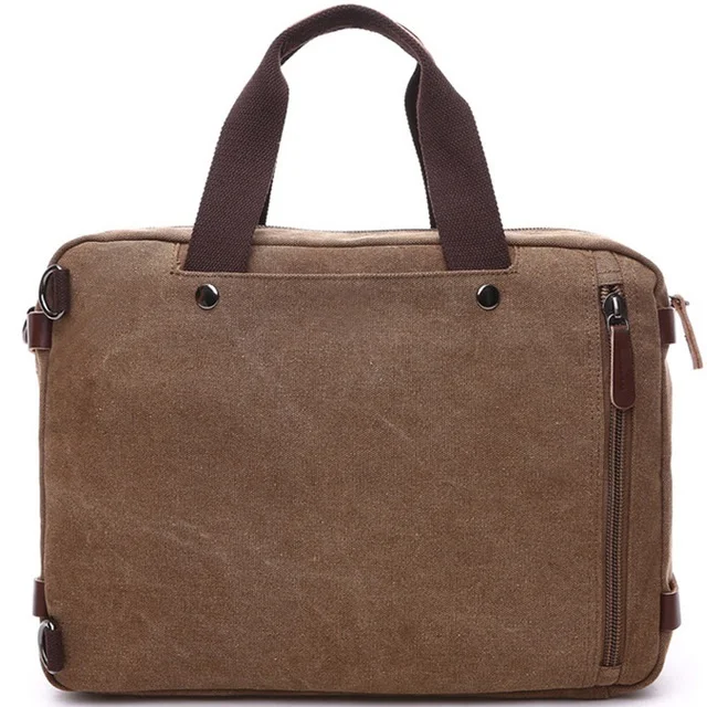 Imagem -05 - Bolsa Grande de Laptop Casual Masculina Mala de Viagem Mensageiro de Ombro Tote de Lona