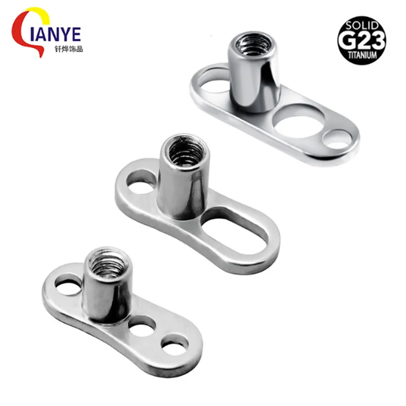 

Titanium Dermal Anchor Base 14G