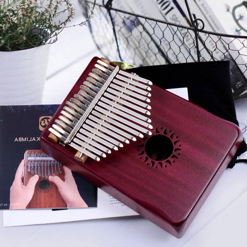 

Walter 17 Key Finger Kalimba Mbira Sanza Thumb Piano Pocket Size Supporting Bag Keyboard Marimba Wood Musical Instrument