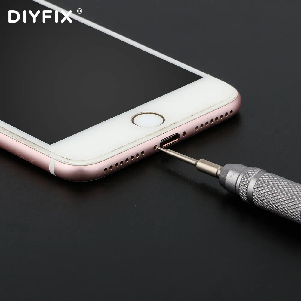 DIYFIX 6 in1 Precision Screwdriver Set For iPhone 11/ 12 Series  Mobile Phone Computer Repair Disassembly Bolt Screwdriver