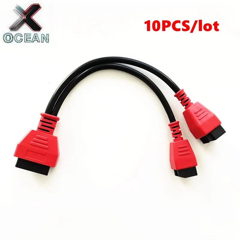 

10pcs/lot For Chrysler 12+8 connector cable works for LAUNCH X431/OBDSTAR/Autel Maxisys for chrysler 12 8 adapter best price