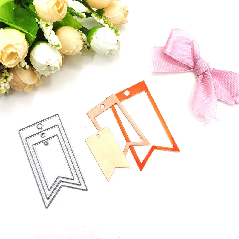 Julyarts Tag Metal Die Cut Craft Cutting Dies Card Making Album Scrapbook for Card Making DIY Scrapbooking Cardstock Die Cut