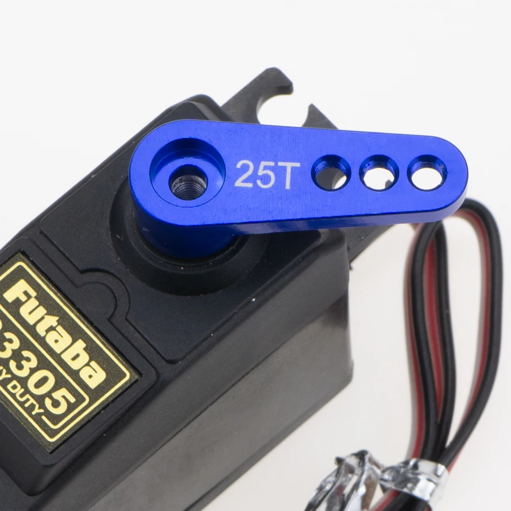 Aluminium 25T 28.5mm RC Servo Arm Horn Rocker RC Car Models Digital Servo Horn Arm for 1/10 RC Model Car Traxxas MG996 MG995