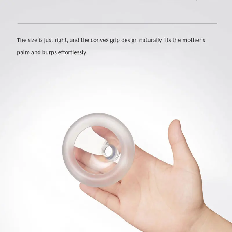 Bebê soluço dispositivo fivela de volta crianças escarro escarro silicone bebê soluço anti-flatulência escarro anti-cuspe artefato