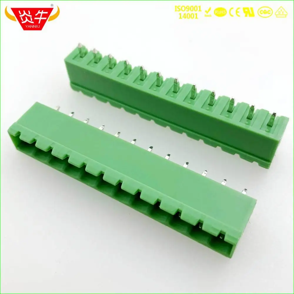 50 Stuks Kf2edgvc 5.0 2P ~ 12P Pcb Connector Plug-In Teminal Block 2Edgvc 5.0Mm 2pin ~ 12Pin Mstbva 2,5G 1755516 Phoenix Degson