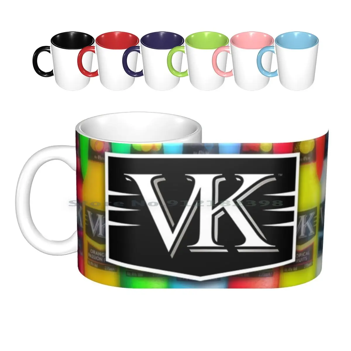 Vk-Vodka Flavoured Drink-Sesh Ceramic Mugs Coffee Cups Milk Tea Mug Sesh Uni Vk Vodka Wkd University Bournemouth Clubbing