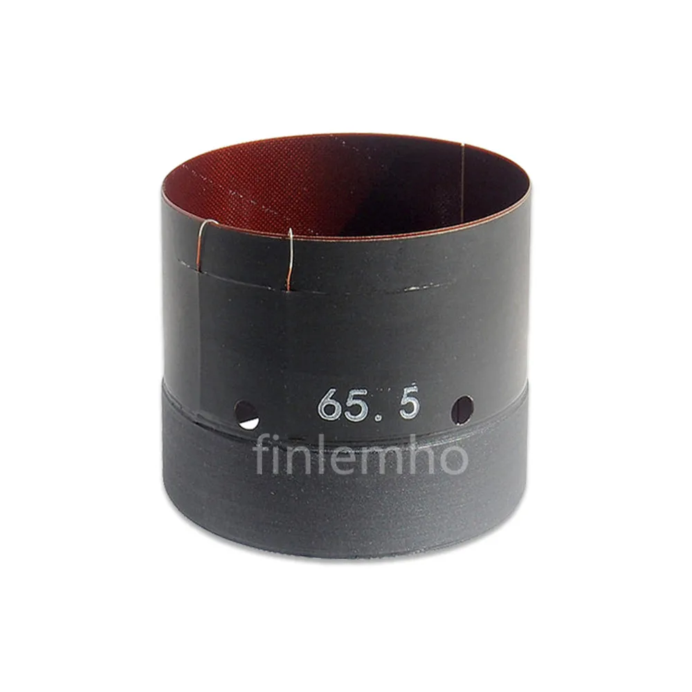 Bobina de voz woofer para alto-falante, 65,5mm, 600w, pico, home theater, baixo, peças de reparo com fio de cobre redondo, fibra de vidro