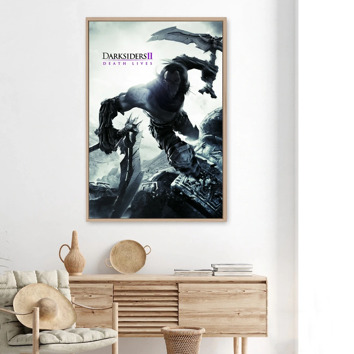 Darksiders II Video Game Classic Poster PC,PS4,Exclusive Role-playing Game Canvas Custom Poster Wall Painting Home Decoration