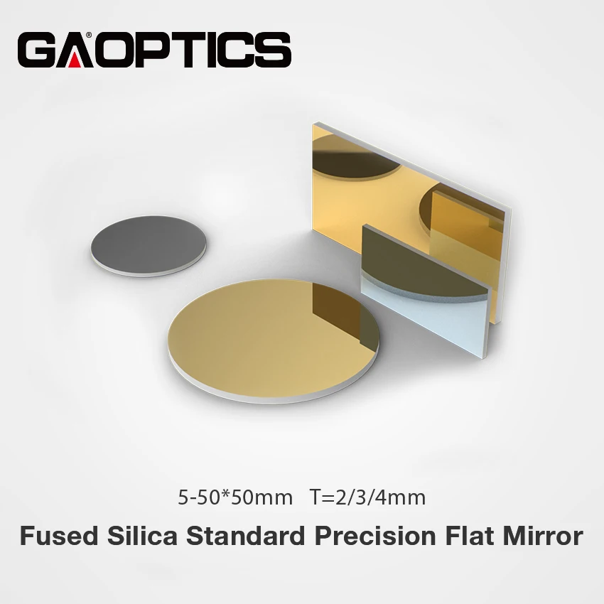 

Standard Precision Fused Silica High Reflective AG Silver Coated Flat Optical Mirrors