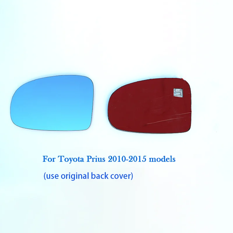 Tvyvikjサイドバックミラーブルーガラスレンズfortoyota reiz prius wish 2003-2019広角ビューアンチグレアマークx