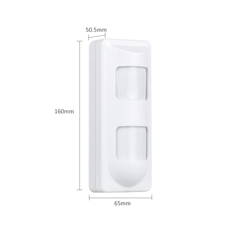 Outdoor Waterproof IP65 Pet Immune Wired Dual MW+PIR Motion Sensor Infrared Passive Detector for Smart Home Security Protection