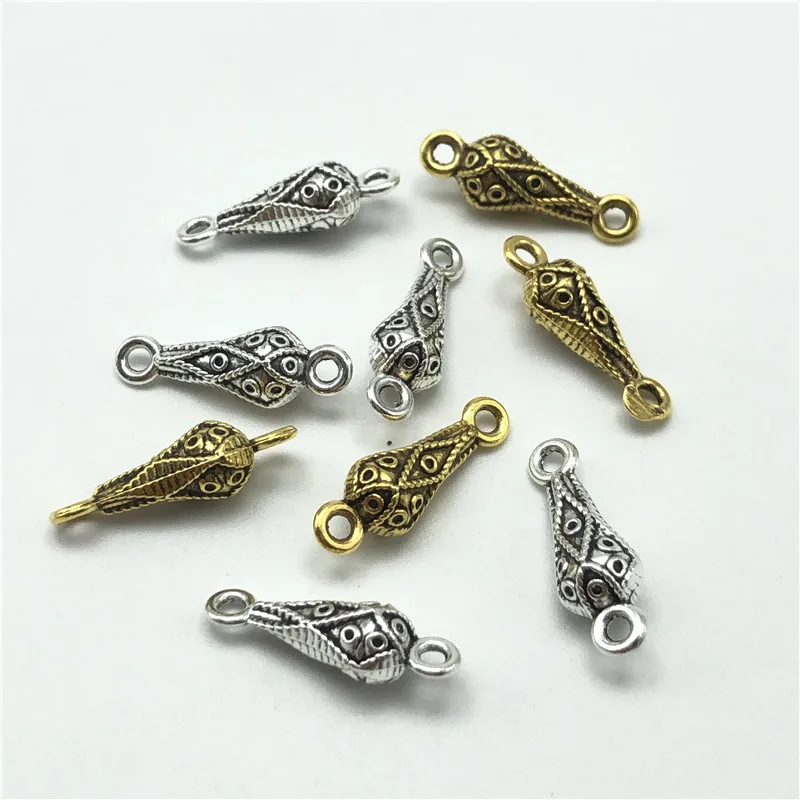 15pcs Metal Alloy Connectors for Jewelry Making DIY Handmade Bracelet Necklace Rosary Pendant Metal Tassel Accessories