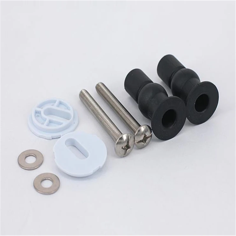 

Toilet lid fastener screw sets lavatory closestool cover fixing screw pack lavatory seat connector holder accessory